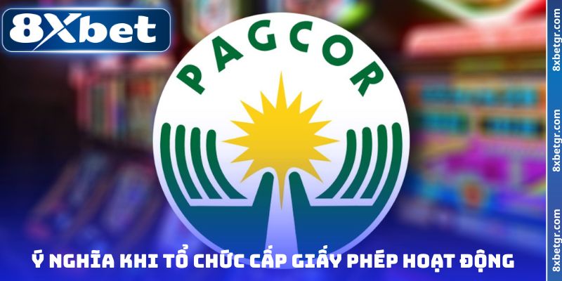 Ý nghĩa khi tổ chức cấp giấy phép hoạt động